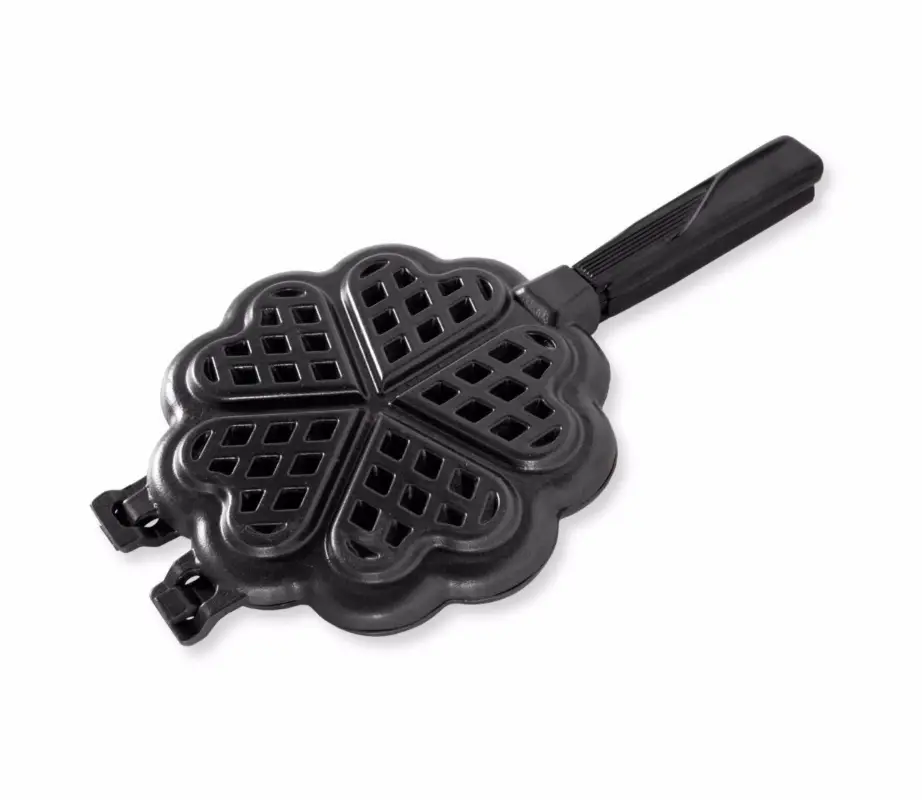Nordic Ware Sweetheart wafelijzer 5 stuks gietaluminium zwart Rechtstreeks Van De Fabrikant