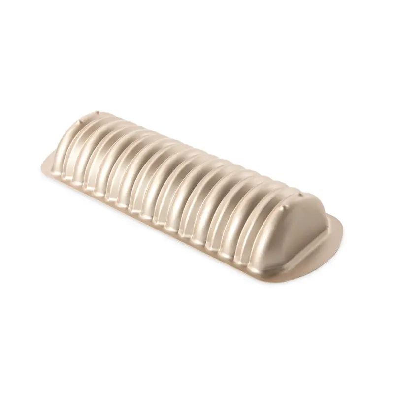 Koop Vandaag Nordic Ware kaneel- en amandelbroodvorm 29,5 x 10,5 x 4,5 cm aluminium