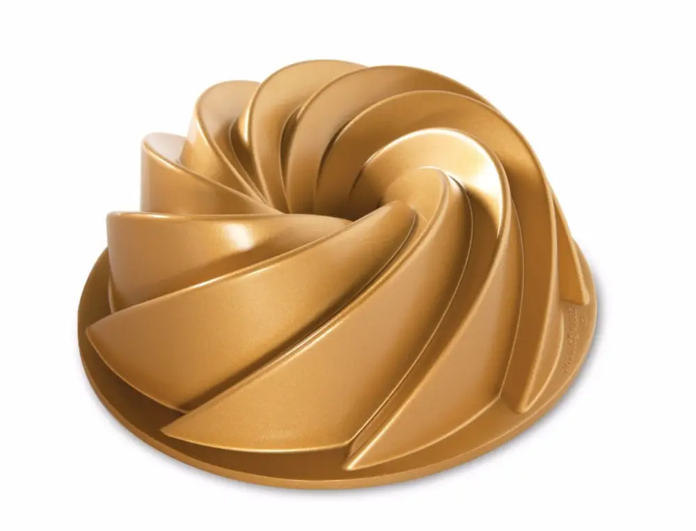 Hoge Kwaliteit Nordic Ware Heritage Bundt tulband ø 25,5 cm gietaluminium goudkleurig