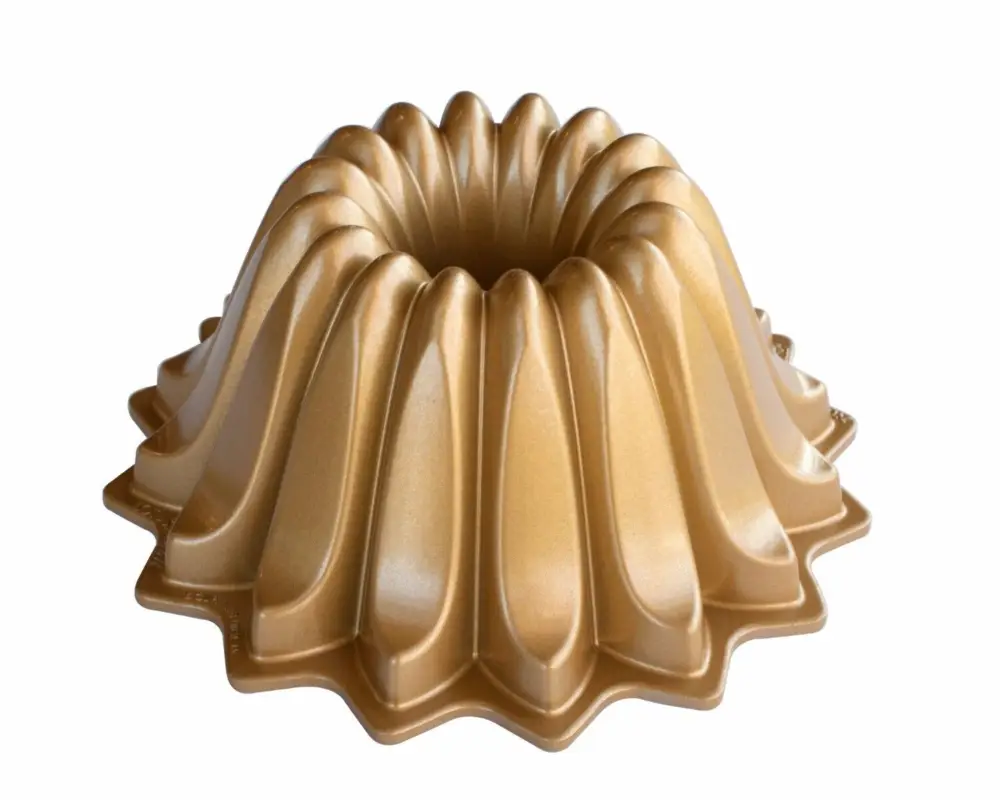 Korting Nordic Ware Lotus Bundt tulband ø 21,6 cm gietaluminium goudkleurig