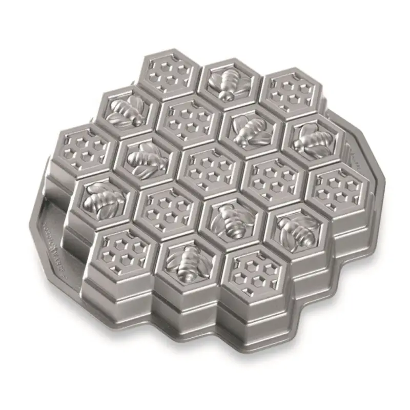Lage Kosten Nordic Ware bijenraat bakvorm 30,5 cm gietaluminium