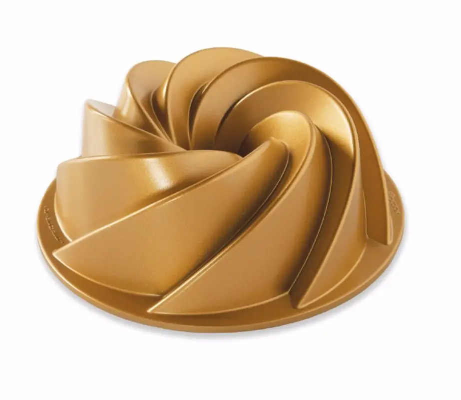 Hoge Kwaliteit Nordic Ware Heritage Bundt tulband ø 22 cm gietaluminium goudkleurig