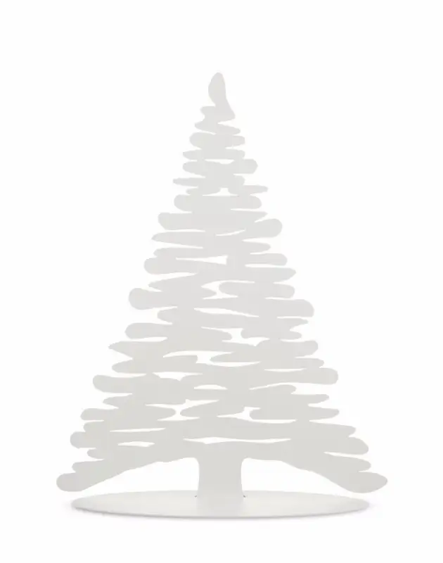 Must-Have Alessi BM06W Bark for Christmas kersboom 35,5 x 14 cm hoogte 45 cm rvs wit