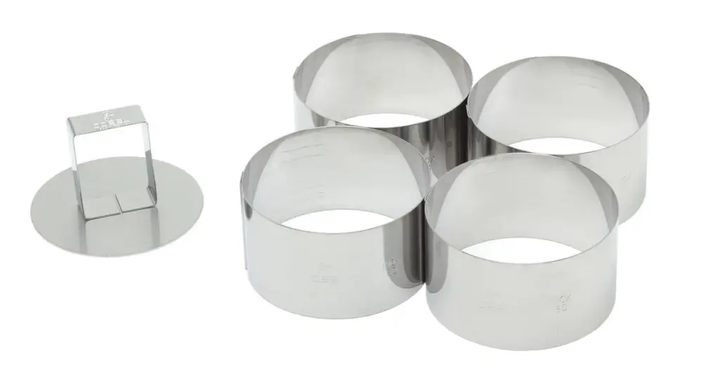 Laatste Versie Gobel kookringset met stamper rond ø 7 cm rvs 5-delig