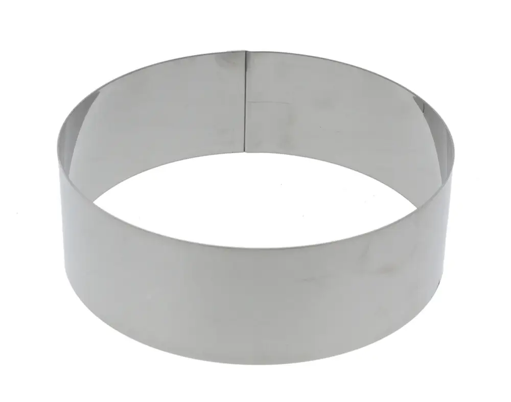 Gobel taartring rond ø18 x 6 cm rvs Flitsaanbieding