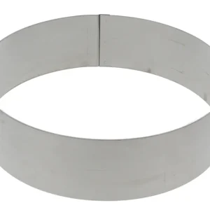 Speciale Aanbieding Gobel taartring rond ø 22 x 6 cm rvs