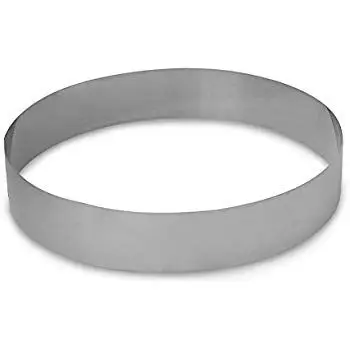 Gobel taartring rond ø 22 x 4,5 cm rvs Rechtstreeks Van De Fabrikant