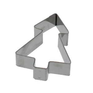 Direct Beschikbaar Gobel uitsteekvorm kerstboom 6 x 4,5 cm rvs
