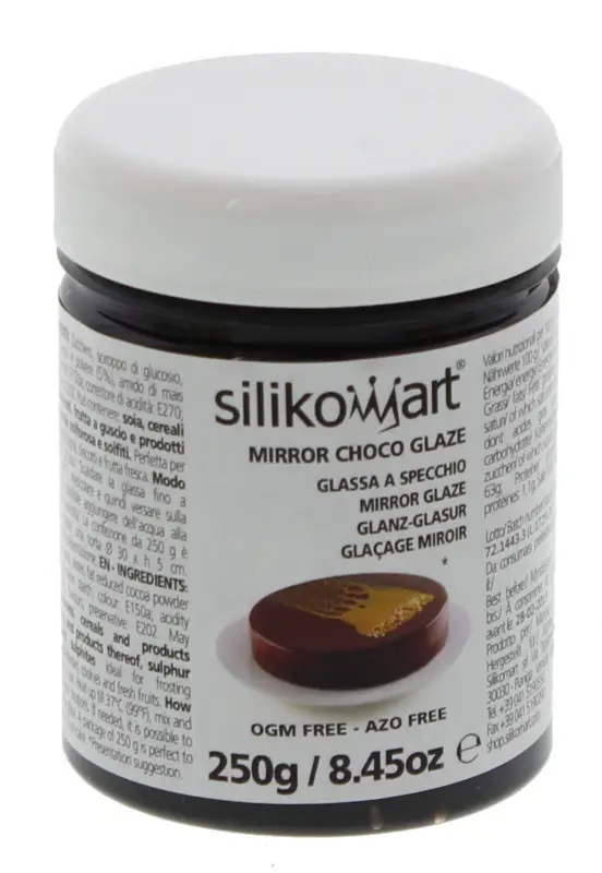 Silikomart mirror glaze chocolade Favoriet