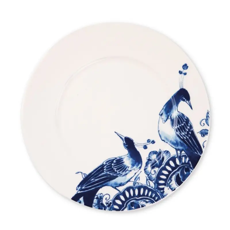 Flitsaanbieding Royal Delft Peacock Symphony dessertbord ø 23,5 cm aardewerk