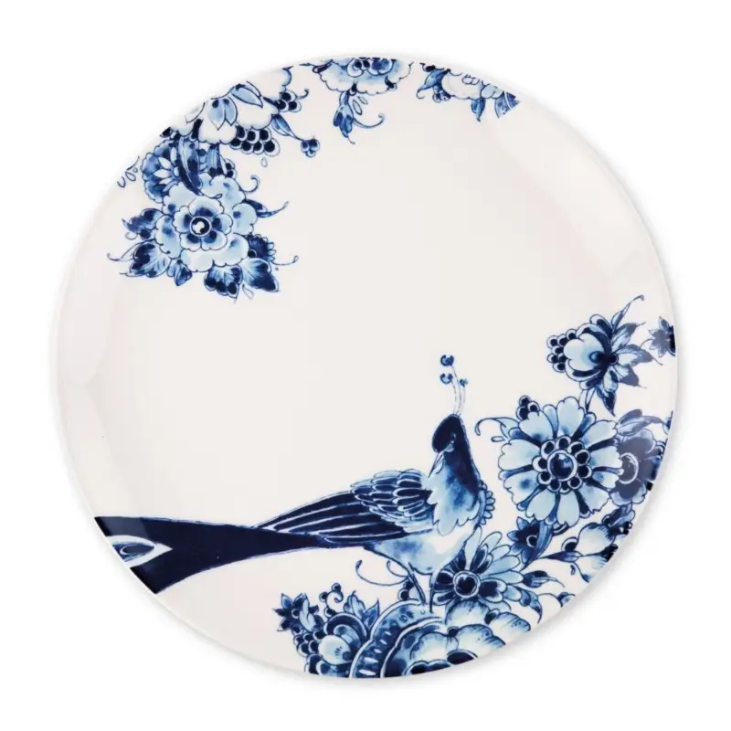 Royal Delft Peacock Symphony dinerbord coupe ø 26 cm aardewerk Beste Prijs