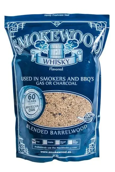 Smokewood Whiskey rookhout fijn 500 gram Koop Vandaag