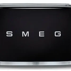 Smeg 50's style broodrooster lang 2 sleuven staal zwart Lage Prijs
