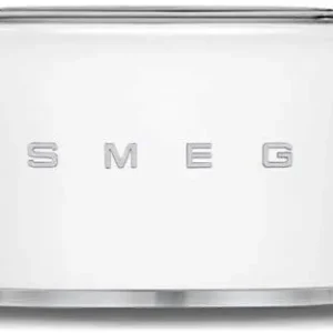 Korting Smeg 50's style broodrooster lang 2 sleuven staal wit