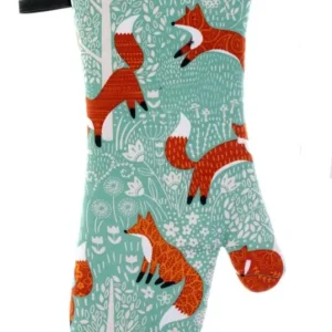 Gereduceerde Prijs Ulster Weavers Foraging Fox ovenwant katoen blauw