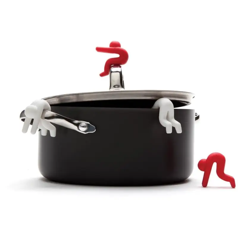Monkey Business Lid Sid dekselhouder 4,8 cm kunststof rood/wit 2-delig Koop Online