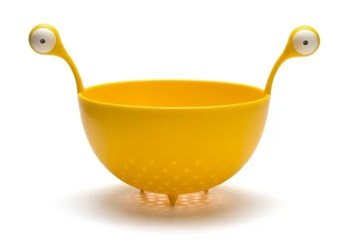Laatste Versie Ototo Spaghettimonstervergiet 19,5 cm x 31 cm kunststof geel
