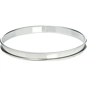 Gobel lage open taartring h-2,7 cm | ø 22 cm met rolranden Beperkt Aanbod