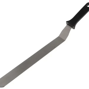 Betaalbaar Inoxibar geknikt glaceermes 30 cm rvs zwart