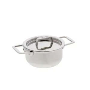 Fabrieksprijs Cristel Castel'pro 5-ply kookpan met rvs deksel ø 9 cm rvs