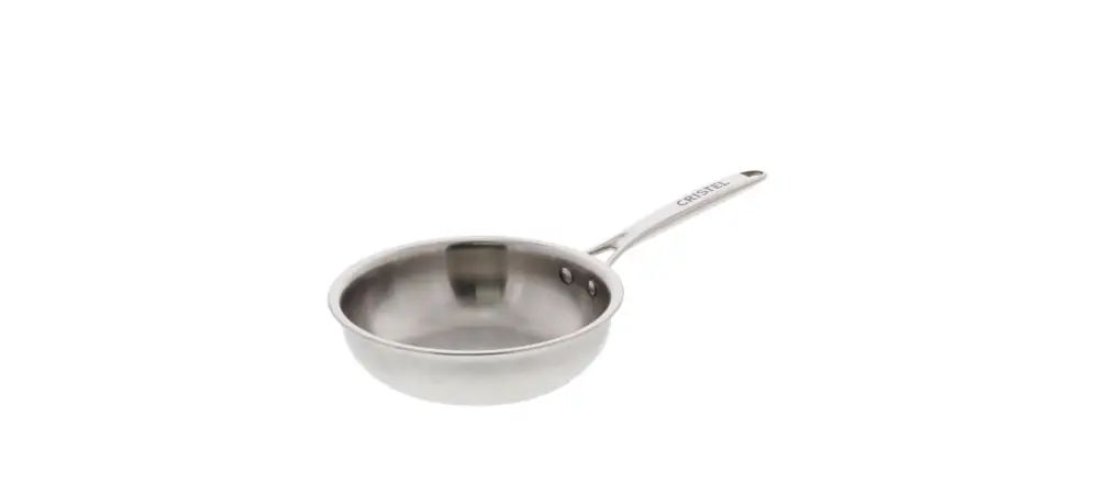 Gecertificeerd Cristel Castel'pro 5-ply koekenpan ø 12 cm rvs