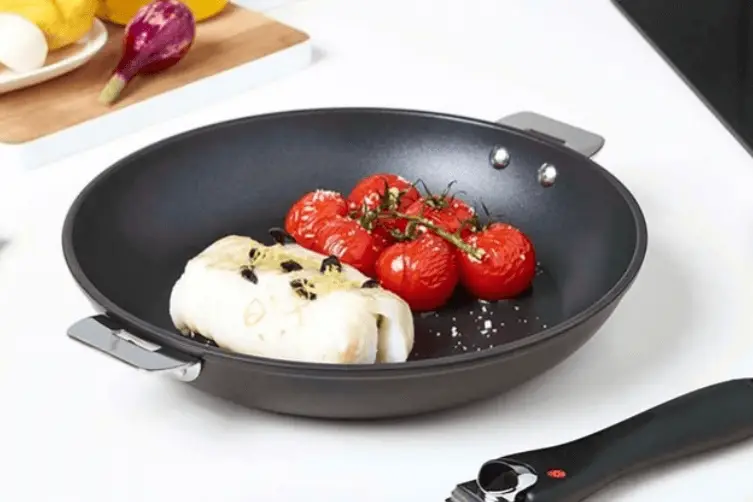Direct Beschikbaar Cristel Cookway Removable sauteerpan met anti-aanbaklaag ø 24 cm aluminium zwart