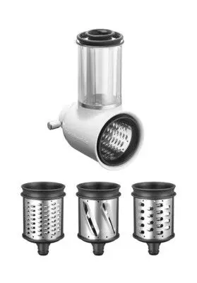 Merkproduct KitchenAid roterende groenteschaaf en -raspset rvs