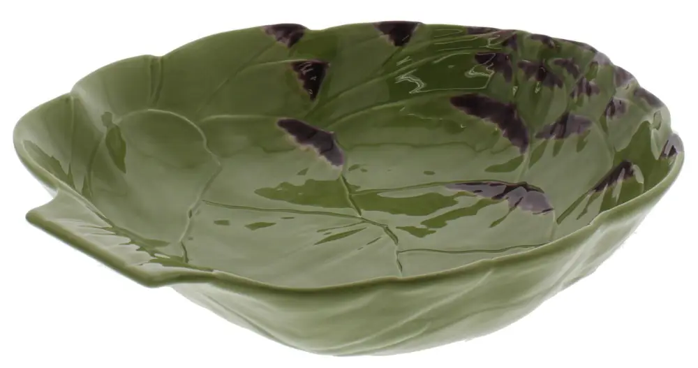 Bordallo Artisjok pastakom 35,5 cm aardewerk groen Nieuw