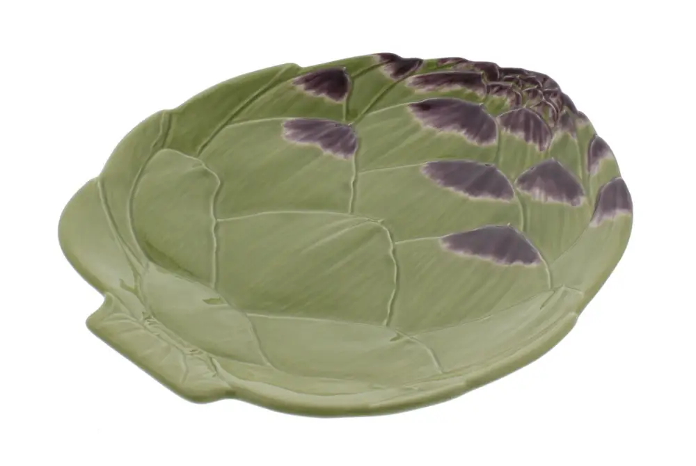 Bordallo Artisjok dinerbord31,5 cm aardewerk groen Direct Verzonden