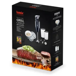 Flitsaanbieding Bamix M200 BBQ-box Grill & Chill staafmixer 34 cm zwart