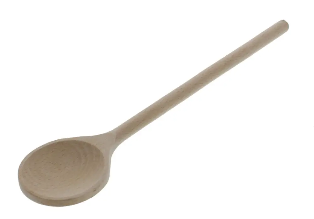 Goedkoop Oldenhof pollepel grote kop 35 cm hout naturel
