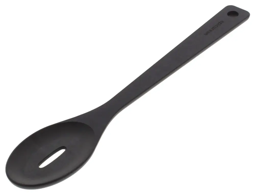Bestel Nu Epicurean Chef Series lepel met sleuf 34,5 cm papiercomposiet zwart