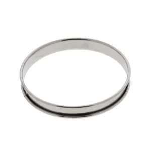 Meest Verkocht De Buyer lage taartring met rand ø 14 cm 2 cm hoog rvs