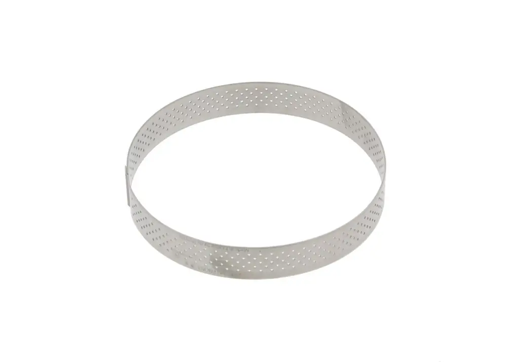 De Buyer geperforeerde taartring ø 10 cm 2 cm hoog rvs Koop Online
