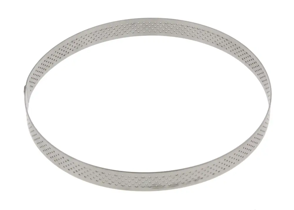 Beste Prijs De Buyer geperforeerde taartring ø 20,5 cm 2 cm hoog rvs