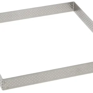 Direct Verzonden De Buyer geperforeerde taartring vierkant 20 x 20 cm 2 cm ho