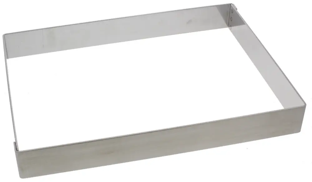 De Buyer bakring rechthoekig 36 x 26 cm 4,5 hoog rvs Actieprijs
