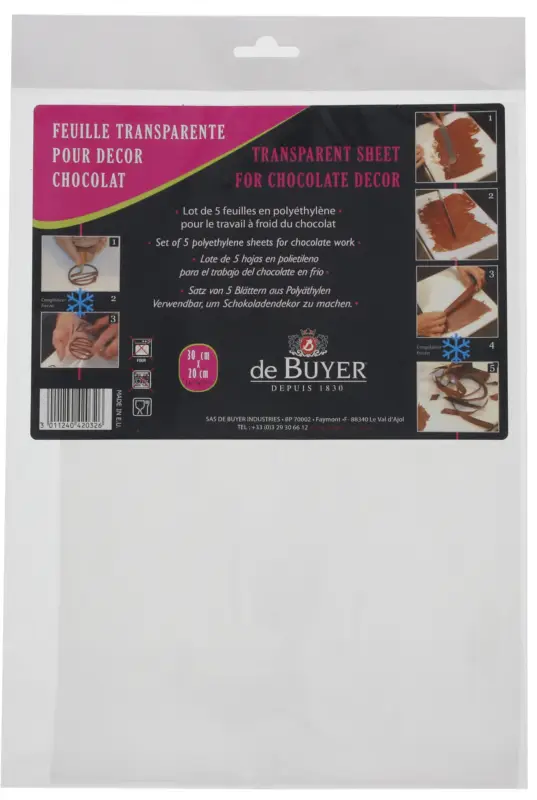 De Buyer cellofaan vel 30 x 20 cm 5 stuks Bestel Nu