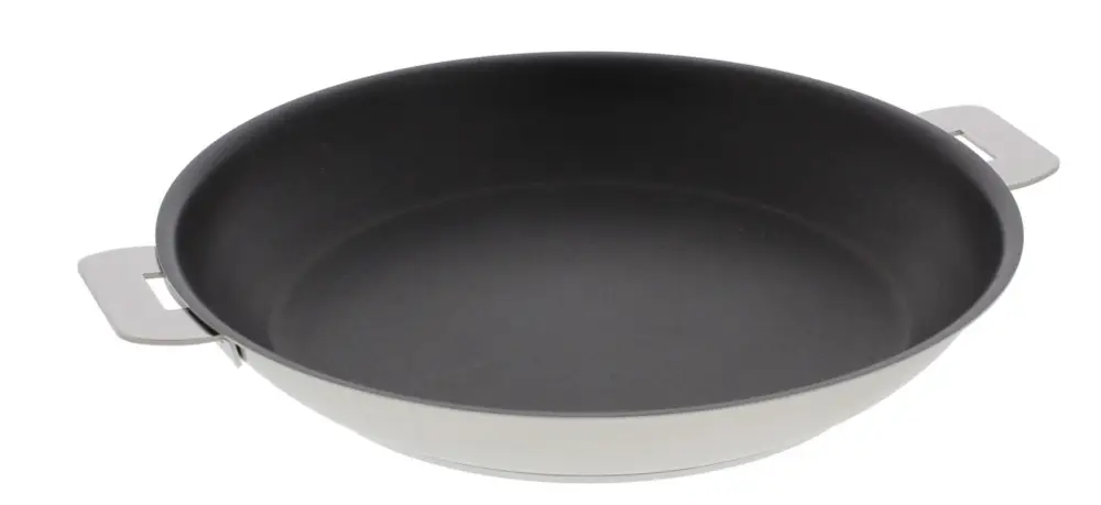 Cristel Strate Removable koekenpan met anti-aanbaklaag ø 24 cm rvs Op = Op