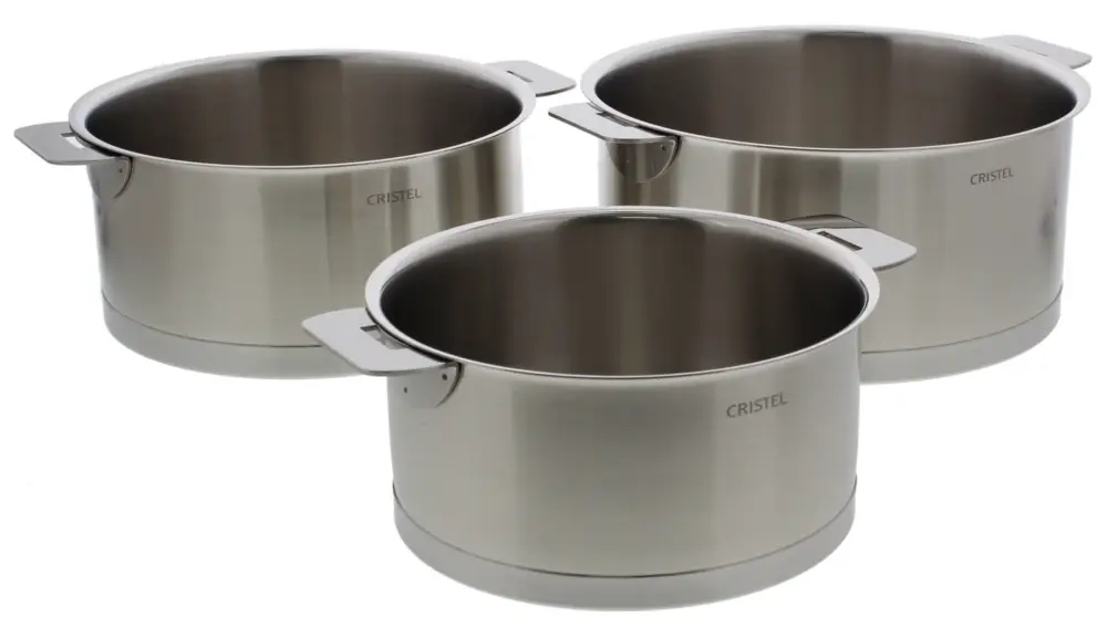 Shop Nu Cristel Strate Removable set kookpannen rvs 3-delig