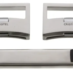 Weekendaanbieding Cristel Strate Removable set van 2 handgrepen en 1 steelgreep rvs