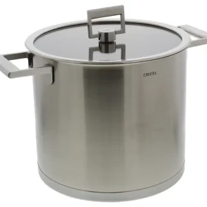 Cristel Strate soeppan met glasdeksel ø 24 cm 9,4 L rvs Populair