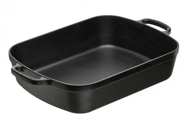 Le Creuset braadslede 6,6 liter 37 cm gietijzer mat zwart Favoriet