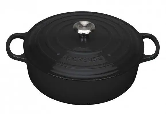 Le Creuset Signature risottopan 6,2 liter ø 30 cm gietijzer mat zwart Lage Prijs