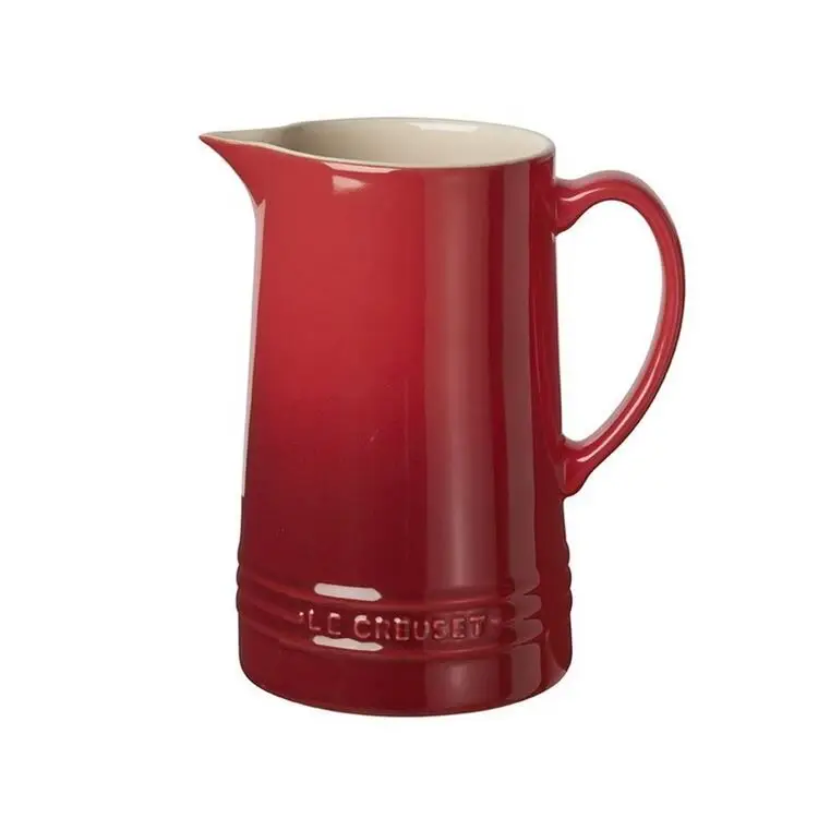 Favoriet Le Creuset karaf 1,5 liter aardewerk kersrood