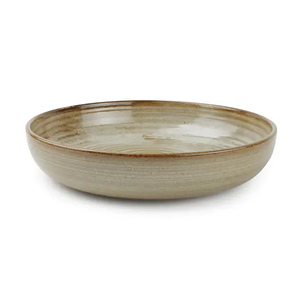 Must-Have Fine2Dine Escura diep bord met opstaande rand ø 22 cm porselein beige