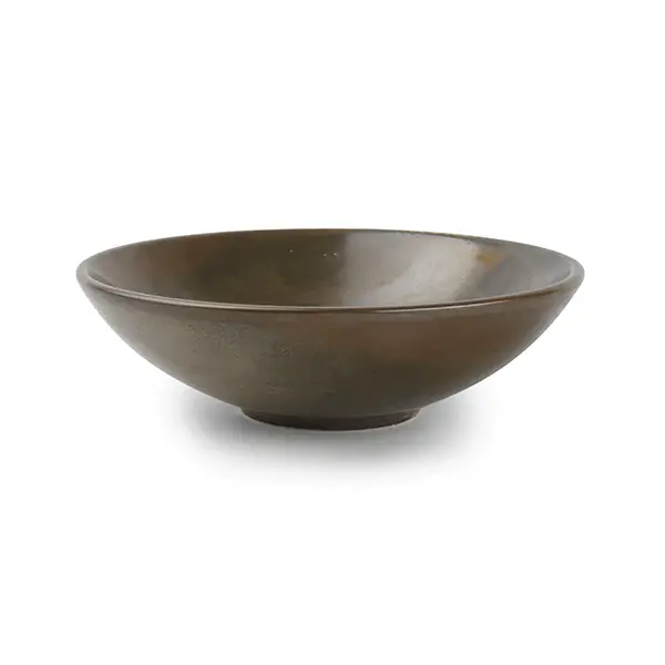 Veilige Betaling Fine2Dine Escura kom ø 15,5 cm h 4,5 cm aardewerk donkerbruin