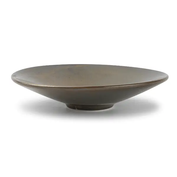 Goedkoop Fine2Dine Escura lage kom ø 17,5 cm porselein donkerbruin
