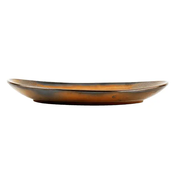 Op = Op Fine2Dine Escura dinerbord ø 33 cm porselein donkerbruin