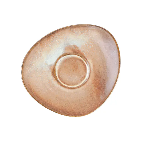 Fine2Dine Escura schotel 15,5 x 14 cm porselein beige Shop Nu